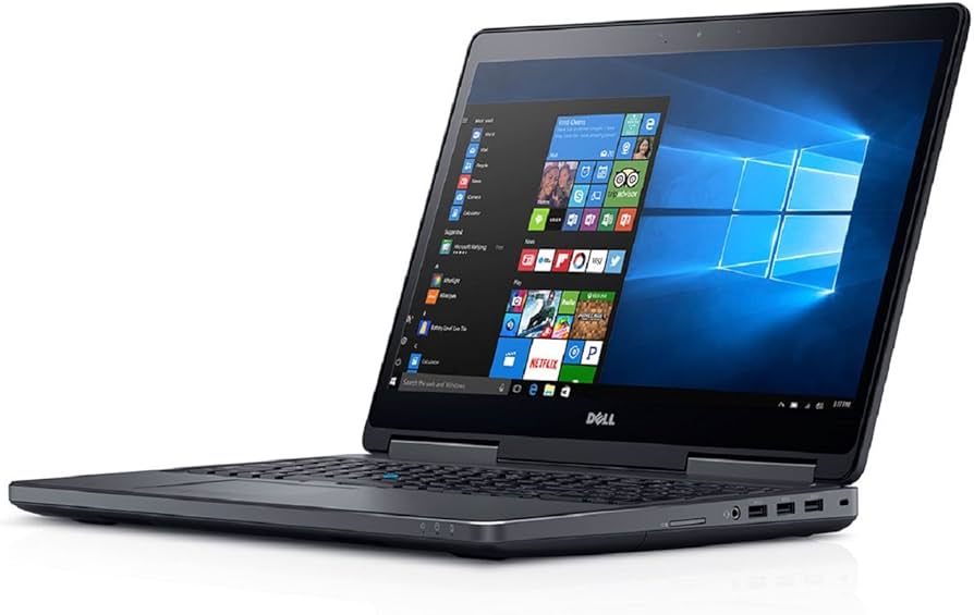 لپتاپ استوک دل Dell precision 7720 core i7 نسل 7 با حافظه رم 16 گیگ ddr4 و حافظه SSD 512 گیگ